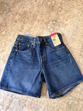 Levi's 501 Blue Denim Shorts
